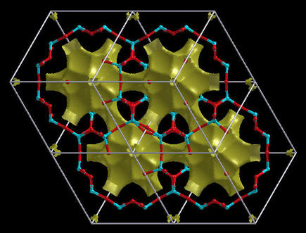 Chabazite crystal - figure