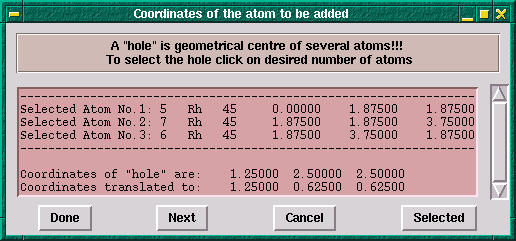 Selection Window